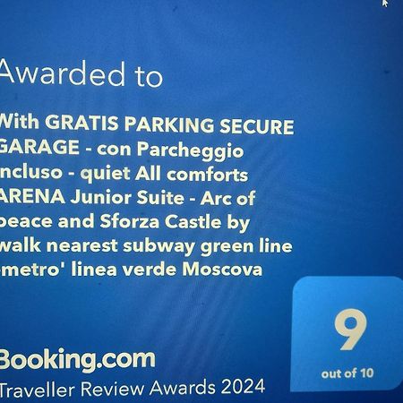 Arena Suite All Comforts - With Free Parking Garage Per Qualified Rate - Con Parcheggio Incluso Per Le Tariffe Qualificanti - Metro Verde Greenline Moscova 밀라노 외부 사진